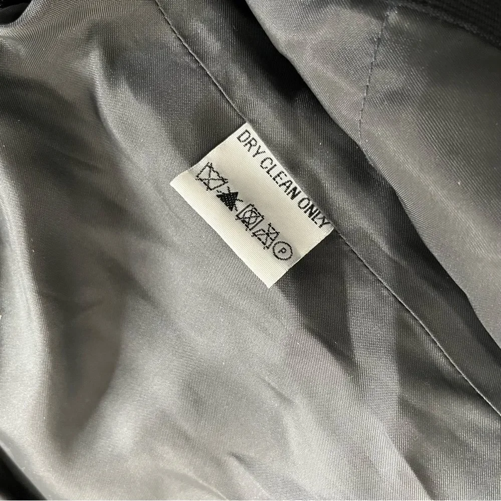 TOMMY BAHAMA Mens Black Jacket Lightweight Silk Blend Lined Full Zip Size XL